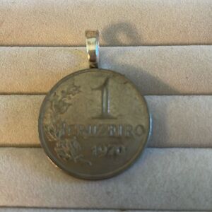 Estate jewelry, coin pendant